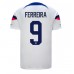 Tanie Strój piłkarski Stany Zjednoczone Jesus Ferreira #9 Koszulka Podstawowej MŚ 2022 Krótkie Rękawy